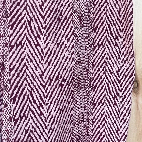 Free People Red and White‎ Patterned Pull On Pants Size M - Picture 2 of 7